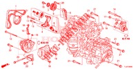 SUPPORT D'ALTERNATEUR/TENDEUR (2.0L) pour Honda ACCORD TOURER 2.0 COMFORT 5 Portes 6 vitesses manuelles 2014