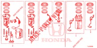 PIECES COURTES JEU DE RESERVOIRS DE CARBURANT pour Honda ACCORD TOURER 2.0 ELEGANCE 5 Portes 6 vitesses manuelles 2014