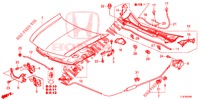 CAPOT MOTEUR (LH) pour Honda ACCORD TOURER 2.0 ELEGANCE PACK 5 Portes 6 vitesses manuelles 2014