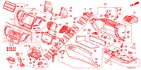 GARNITURE D'INSTRUMENT (COTE DE PASSAGER) (LH) pour Honda ACCORD TOURER 2.0 S 5 Portes 6 vitesses manuelles 2014