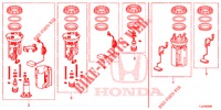 PIECES COURTES JEU DE RESERVOIRS DE CARBURANT pour Honda ACCORD TOURER 2.0 S 5 Portes 6 vitesses manuelles 2014
