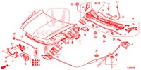 CAPOT MOTEUR (LH) pour Honda ACCORD TOURER 2.0 S 5 Portes 5 vitesses automatique 2014