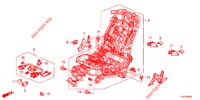 COMP. DE SIEGE AV. (D.) (SIEGE REGLAGE MANUEL) pour Honda ACCORD TOURER 2.0 S 5 Portes 5 vitesses automatique 2014