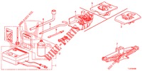 OUTILS/CRIC pour Honda ACCORD TOURER 2.0 S 5 Portes 5 vitesses automatique 2014