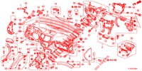 PANNEAU D'INSTRUMENT (LH) pour Honda ACCORD TOURER 2.0 S 5 Portes 5 vitesses automatique 2014