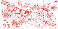 GARNITURE D'INSTRUMENT (COTE DE PASSAGER) (LH) pour Honda ACCORD TOURER 2.4 EXECUTIVE 5 Portes 5 vitesses automatique 2014