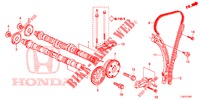 ARBRE A CAMES/CHAINE A CAMES (2.4L) pour Honda ACCORD TOURER 2.4 S 5 Portes 6 vitesses manuelles 2014