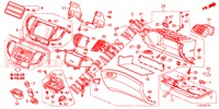 GARNITURE D'INSTRUMENT (COTE DE PASSAGER) (LH) pour Honda ACCORD TOURER 2.4 S 5 Portes 6 vitesses manuelles 2014