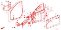 PANNEAUX DE PORTE AVANT pour Honda ACCORD TOURER 2.4 S 5 Portes 6 vitesses manuelles 2014
