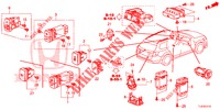 COMMUTATEUR (LH) pour Honda ACCORD TOURER 2.4 S 5 Portes 5 vitesses automatique 2014