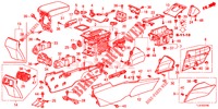 CONSOLE (LH) pour Honda ACCORD TOURER 2.4 S 5 Portes 5 vitesses automatique 2014