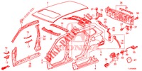 PANNEAUX EXTERIEURS/PANNEAU ARRIERE pour Honda ACCORD TOURER 2.4 S 5 Portes 5 vitesses automatique 2014
