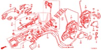 SERRURES DE PORTE AVANT/POIGNEE EXTERNE pour Honda ACCORD TOURER 2.4 S 5 Portes 5 vitesses automatique 2014