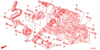 SUPPORT DE MOTEUR (2.4L) pour Honda ACCORD TOURER 2.4 S 5 Portes 5 vitesses automatique 2014