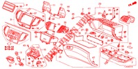 GARNITURE D'INSTRUMENT (COTE DE PASSAGER) (LH) pour Honda ACCORD TOURER 2.0 ELEGANCE PACK 5 Portes 6 vitesses manuelles 2013