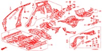 PLANCHER/PANNEAUX INTERIEURS pour Honda ACCORD TOURER 2.0 ELEGANCE PACK 5 Portes 6 vitesses manuelles 2013