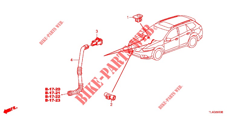 CLIMATISEUR (CAPTEUR) pour Honda ACCORD TOURER 2.0 ELEGANCE PACK 5 Portes 6 vitesses manuelles 2013