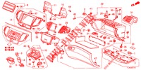 GARNITURE D'INSTRUMENT (COTE DE PASSAGER) (LH) pour Honda ACCORD TOURER 2.0 S 5 Portes 6 vitesses manuelles 2013