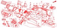 GARNITURE D'INSTRUMENT (COTE DE PASSAGER) (LH) pour Honda ACCORD 2.0 ELEGANCE 4 Portes 6 vitesses manuelles 2012
