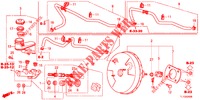 MAITRE CYLINDRE DE FREIN/ALIMENTATION PRINCIPALE (LH) pour Honda ACCORD 2.0 ELEGANCE 4 Portes 6 vitesses manuelles 2012
