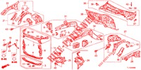 PAROI TRANSVERSALE AVANT/TABLEAU DE BORD pour Honda ACCORD 2.0 ELEGANCE 4 Portes 6 vitesses manuelles 2012