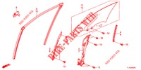 VITRE PORTE AVANT/REGULATEUR pour Honda ACCORD 2.0 ELEGANCE 4 Portes 6 vitesses manuelles 2012