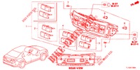 COMMANDE DE CHAUFFAGE pour Honda ACCORD 2.0 S 4 Portes 6 vitesses manuelles 2012