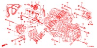 SUPPORT D'ALTERNATEUR/TENDEUR (2.0L) pour Honda ACCORD 2.0 S 4 Portes 6 vitesses manuelles 2012