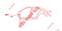 ANNEAU (LATERAL) pour Honda ACCORD DIESEL 2.2 ELEGANCE PACK 4 Portes 5 vitesses automatique 2012