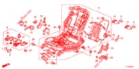 COMP. DE SIEGE AV. (D.) (HAUTEUR MANUELLE) pour Honda ACCORD DIESEL 2.2 ELEGANCE PACK 4 Portes 5 vitesses automatique 2012