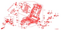 COMP. DE SIEGE AV. (G.) (HAUTEUR MANUELLE) pour Honda ACCORD DIESEL 2.2 ELEGANCE PACK 4 Portes 5 vitesses automatique 2012