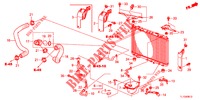 FLEXIBLE DE RADIATEUR/RESERVOIR DE RESERVE (DIESEL) pour Honda ACCORD DIESEL 2.2 ELEGANCE PACK 4 Portes 5 vitesses automatique 2012