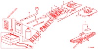 OUTILS/CRIC pour Honda ACCORD DIESEL 2.2 ELEGANCE PACK 4 Portes 5 vitesses automatique 2012