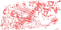 PANNEAU D'INSTRUMENT (LH) pour Honda ACCORD DIESEL 2.2 ELEGANCE PACK 4 Portes 5 vitesses automatique 2012