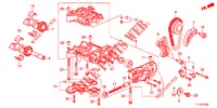 POMPE A HUILE (DIESEL) pour Honda ACCORD DIESEL 2.2 ELEGANCE PACK 4 Portes 5 vitesses automatique 2012