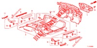 TAPIS DE SOL pour Honda ACCORD DIESEL 2.2 ELEGANCE PACK 4 Portes 5 vitesses automatique 2012