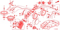 ANTENNE DE RADIO/HAUT PARLEUR (LH) pour Honda ACCORD DIESEL 2.2 EXECUTIVE 4 Portes 6 vitesses manuelles 2012