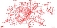 BOITE DE VITESSES (DIESEL) pour Honda ACCORD DIESEL 2.2 EXECUTIVE 4 Portes 6 vitesses manuelles 2012