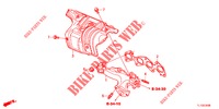COLLECTEUR D'ECHAPPEMENT (DIESEL) pour Honda ACCORD DIESEL 2.2 EXECUTIVE 4 Portes 6 vitesses manuelles 2012