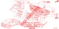 COMMANDE DE CHAUFFAGE pour Honda ACCORD DIESEL 2.2 EXECUTIVE 4 Portes 6 vitesses manuelles 2012