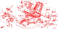 COMP. DE SIEGE AV. (G.) (SIEGE ENTIEREMENT MOTORISE) (2) pour Honda ACCORD DIESEL 2.2 EXECUTIVE 4 Portes 6 vitesses manuelles 2012