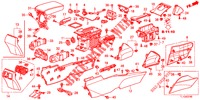 CONSOLE (LH) pour Honda ACCORD DIESEL 2.2 EXECUTIVE 4 Portes 6 vitesses manuelles 2012