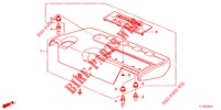 COUVERCLE DE MOTEUR (DIESEL) pour Honda ACCORD DIESEL 2.2 EXECUTIVE 4 Portes 6 vitesses manuelles 2012