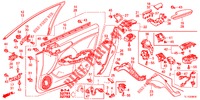 GARNITURE DE PORTE AVANT (LH) pour Honda ACCORD DIESEL 2.2 EXECUTIVE 4 Portes 6 vitesses manuelles 2012