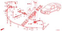 LAVE GLACE DE PROJECTEUR pour Honda ACCORD DIESEL 2.2 EXECUTIVE 4 Portes 6 vitesses manuelles 2012