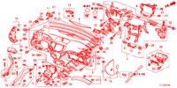 PANNEAU D'INSTRUMENT (LH) pour Honda ACCORD DIESEL 2.2 EXECUTIVE 4 Portes 6 vitesses manuelles 2012