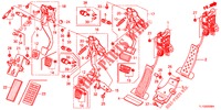 PEDALE (LH) pour Honda ACCORD DIESEL 2.2 EXECUTIVE 4 Portes 6 vitesses manuelles 2012