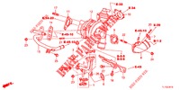 TURBOCOMPRESSEUR (DIESEL) pour Honda ACCORD DIESEL 2.2 EXECUTIVE 4 Portes 6 vitesses manuelles 2012