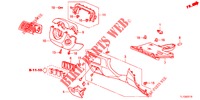 GARNITURE D'INSTRUMENT (COTE DE CONDUCTEUR) (LH) pour Honda ACCORD DIESEL 2.2 S 4 Portes 6 vitesses manuelles 2013