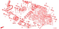 SUPPORT DE MOTEUR (2.4L) pour Honda ACCORD 2.4 S 4 Portes 5 vitesses automatique 2013